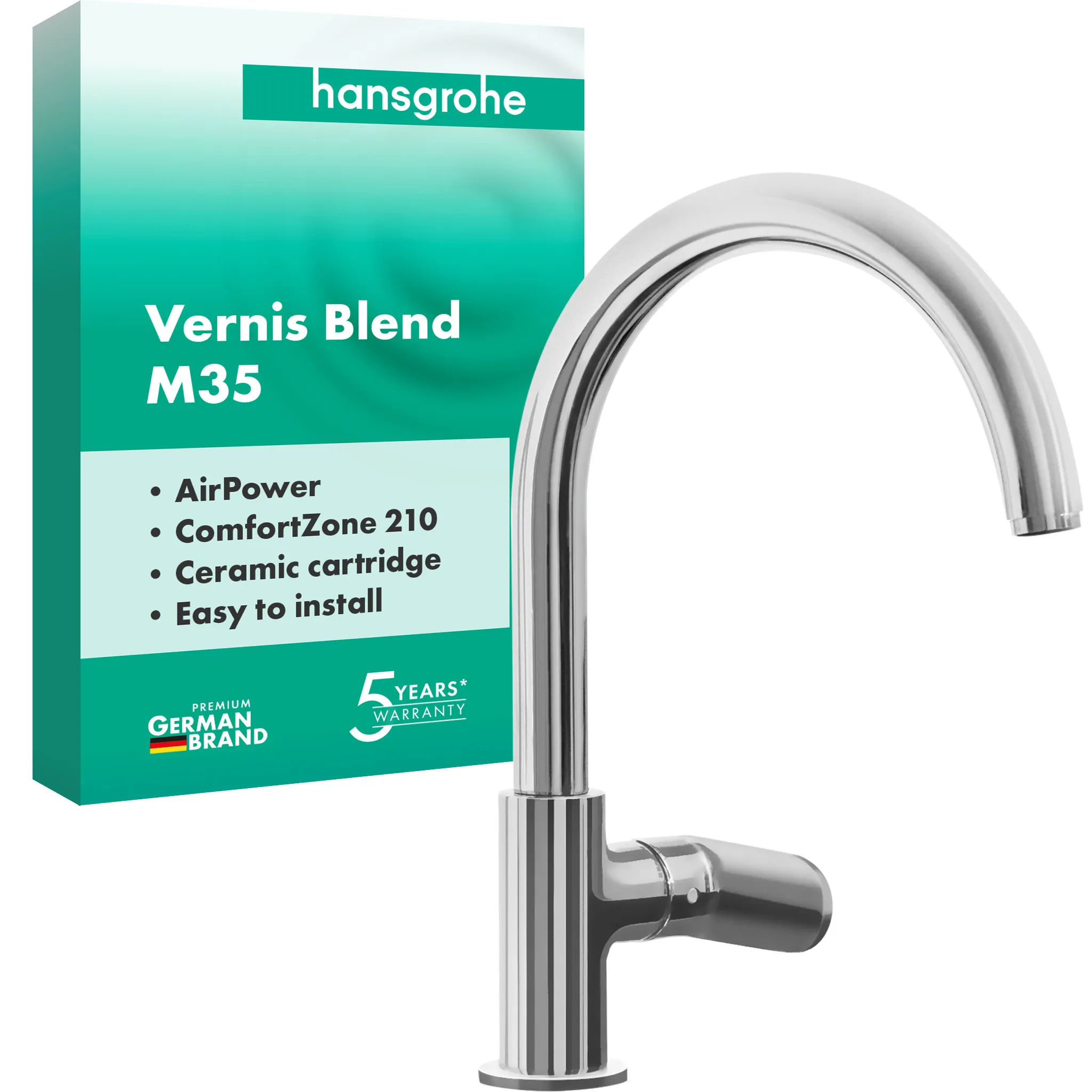 Hansgrohe Mischer Vernis Blend M35 Einhebel-Küchenmischer 210, 1jet, Chrom Hansgrohe Mischer Vernis Blend M35 Einhebel-Küchenmischer 210, 1jet, Chrom