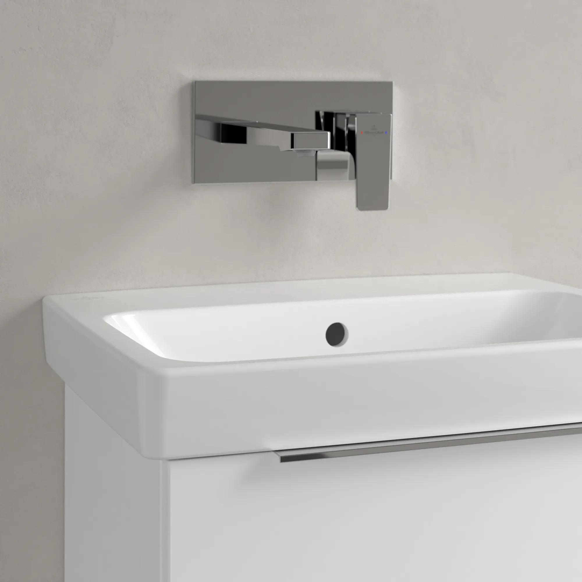 Villeroy & Boch Waschbecken „Architectura“ 550 × 420 × 165 mm, ohne Hahnlochbohrung