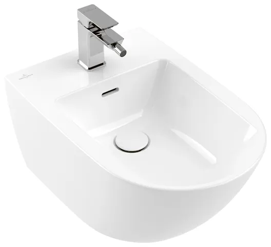 Wand-Bidet „Subway 3.0“ wandhängend, Befestigung verdeckt 37,5 × 27 × 56 × 56 cm in Weiß Alpin