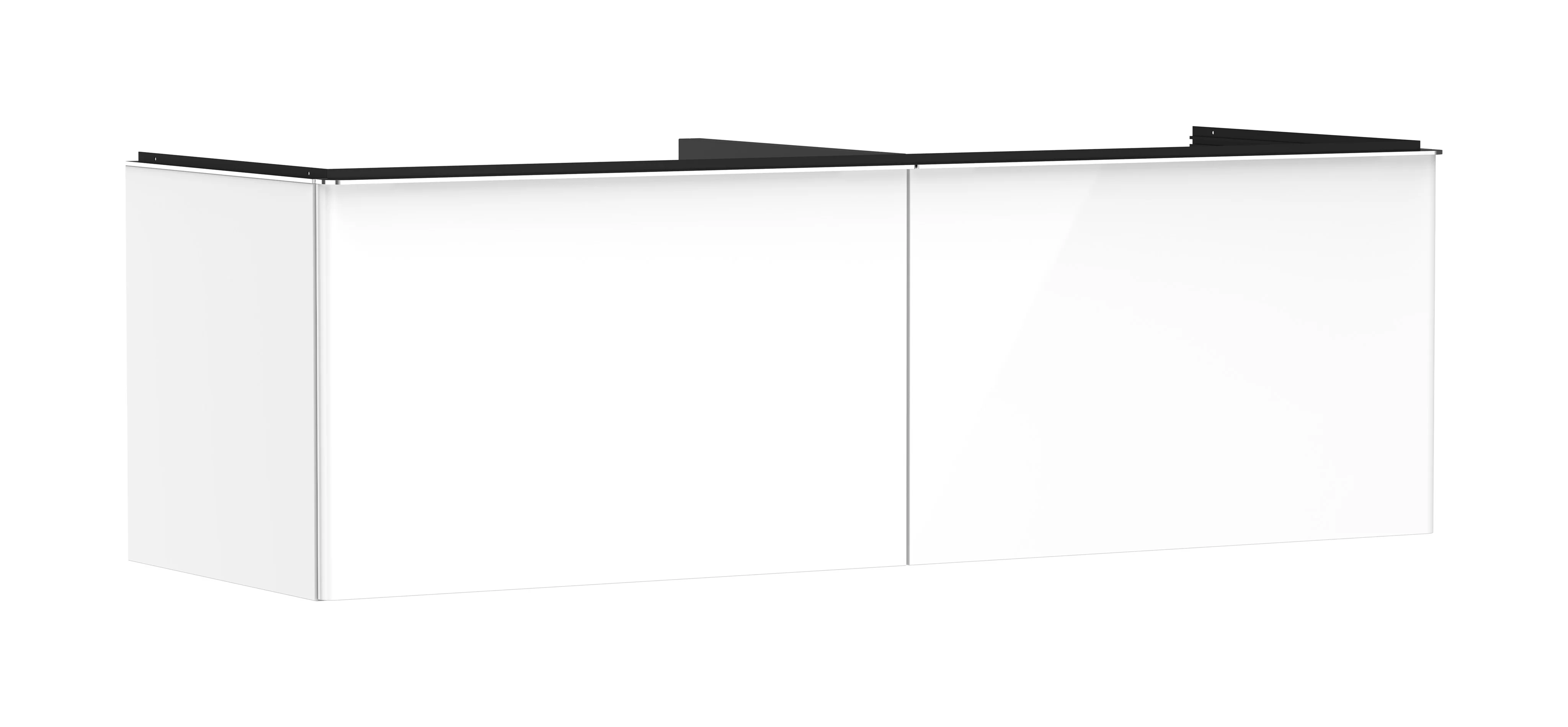 Hansgrohe Xelu Q Waschtischunterschrank, weiß hochglanz, 1560 x 540 mm, 2 Schubkästen, Vollauszug, SoftClose, Wandmontage