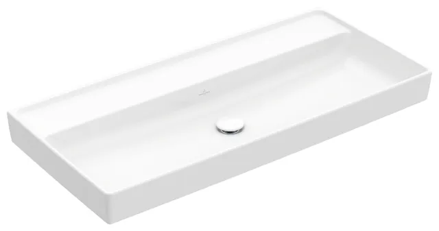 Villeroy & Boch Schrankwaschtisch aus TitanCeram „Collaro“ 1000 × 470 × 160 mm, ohne Hahnlochbohrung in Weiß Alpin Villeroy & Boch Schrankwaschtisch aus TitanCeram „Collaro“ 1000 × 470 × 160 mm, ohne Hahnlochbohrung in Weiß Alpin