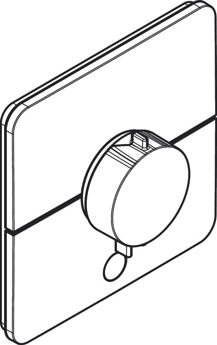 Hansgrohe ShowerSelect Comfort Q Thermostat Unterputz, Brushed Black Chrome, 1 Verbraucher + zusätzlicher Abgang, flache Rosette, einfache Installation Hansgrohe ShowerSelect Comfort Q Thermostat Unterputz, Brushed Black Chrome, 1 Verbraucher + zusätzlicher Abgang, flache Rosette, einfache Installation