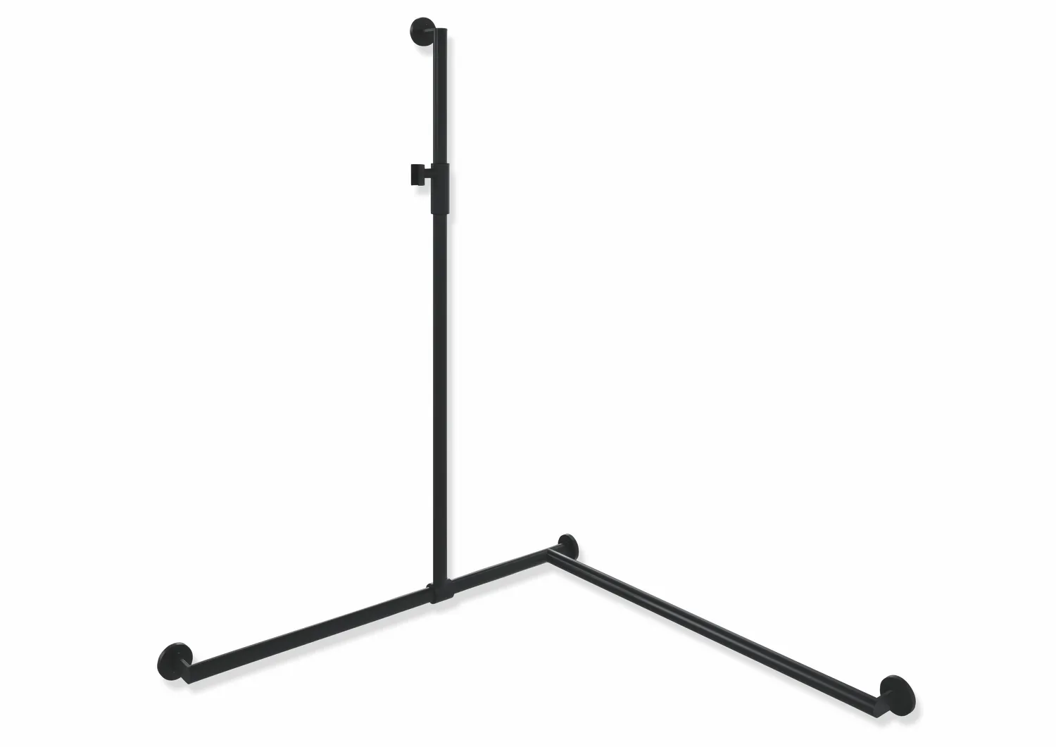 HEWI Haltegriff Ausführung rechts „System 900“ in Schwarz tiefmatt / Schwarz matt, Befestigung verdeckt HEWI Haltegriff Ausführung rechts „System 900“ in Schwarz tiefmatt / Schwarz matt, Befestigung verdeckt