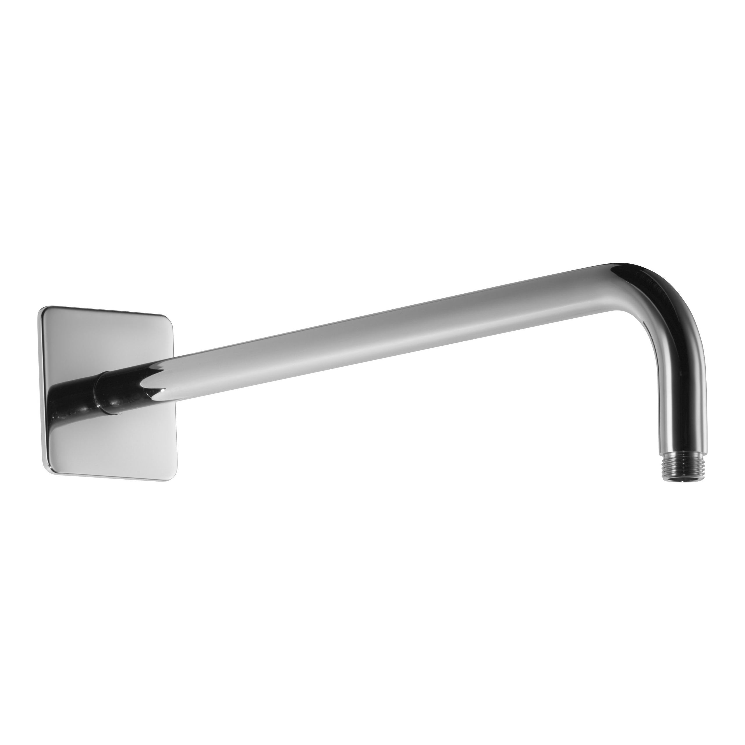 HSK Wandarm „Softcube“ gebogen mit Rosette Ausladung 440 mm in chrom HSK Wandarm „Softcube“ gebogen mit Rosette Ausladung 440 mm in chrom