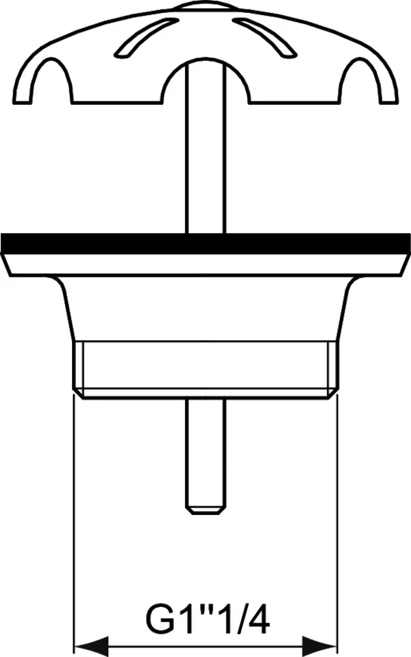 Ideal Standard Ablauf für Urinal Chrom, serienübergreifend