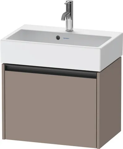 Duravit Waschtischunterschrank wandhängend „Ketho.2“ 58,4 × 44 × 39 cm Basalt Matt