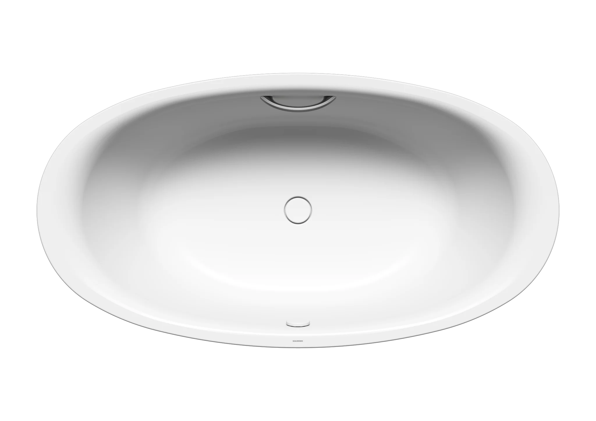 Kaldewei ELLIPSO DUO OVAL Badewanne, oval, 1900 x 1000 mm, alpinweiß, mit Griffloch