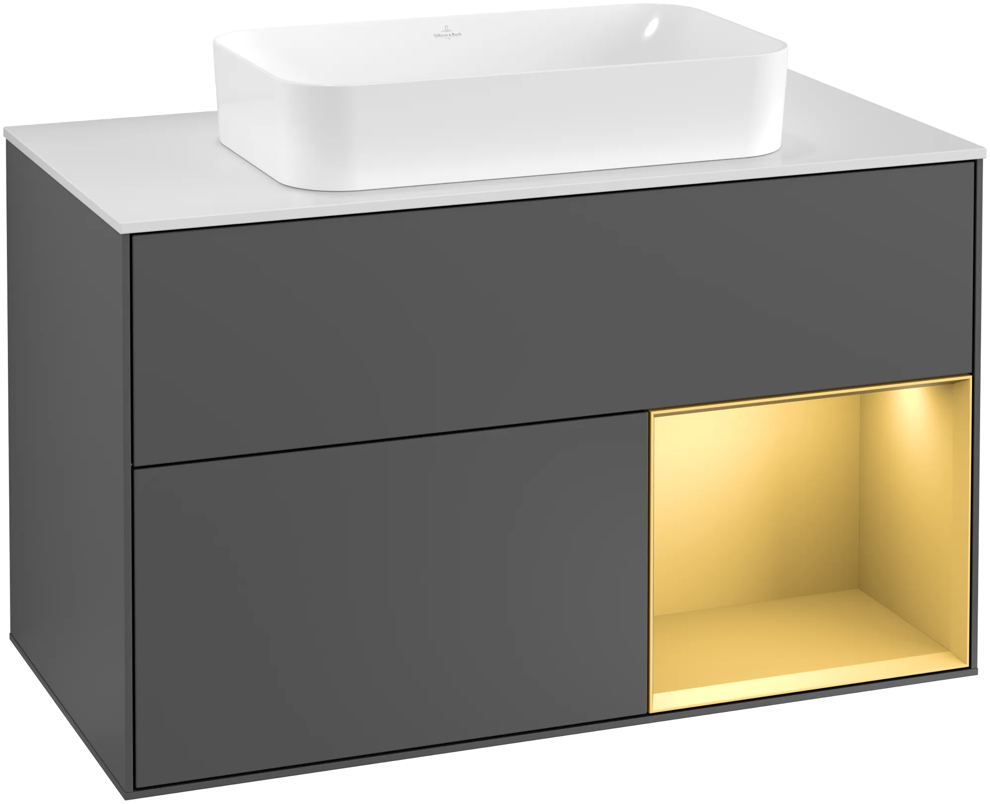 Villeroy & Boch Finion Waschbeckenunterschrank G25 1000x603x501mm anthrazit