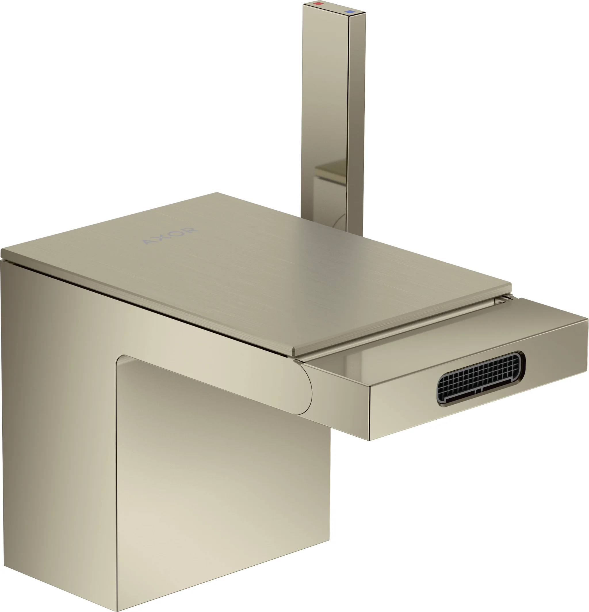 Hansgrohe AXOR MyEdition Platte 117 mm Metall Brushed Nickel abnehmbar