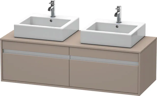 Duravit Waschtischunterschrank wandhängend „Ketho“ 140 × 42,6 × 55 cm Basalt Matt Duravit Waschtischunterschrank wandhängend „Ketho“ 140 × 42,6 × 55 cm Basalt Matt