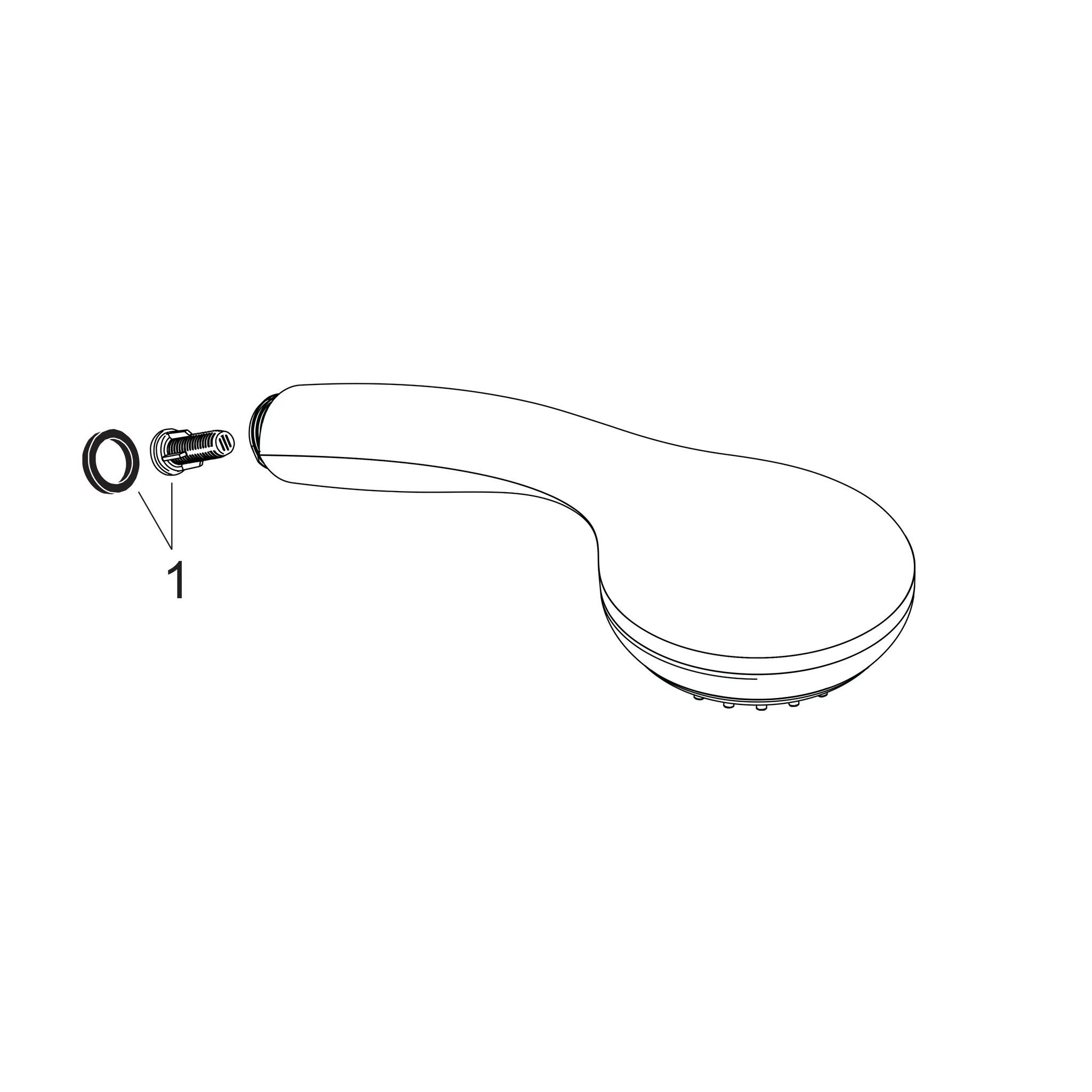 Handbrause Crometta 85 1jet chrom