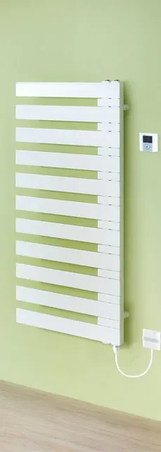 BEMM Design-Elektroheizkörper „Triola E“ 50 × 118,4 cm in Weiß (RAL 9016)