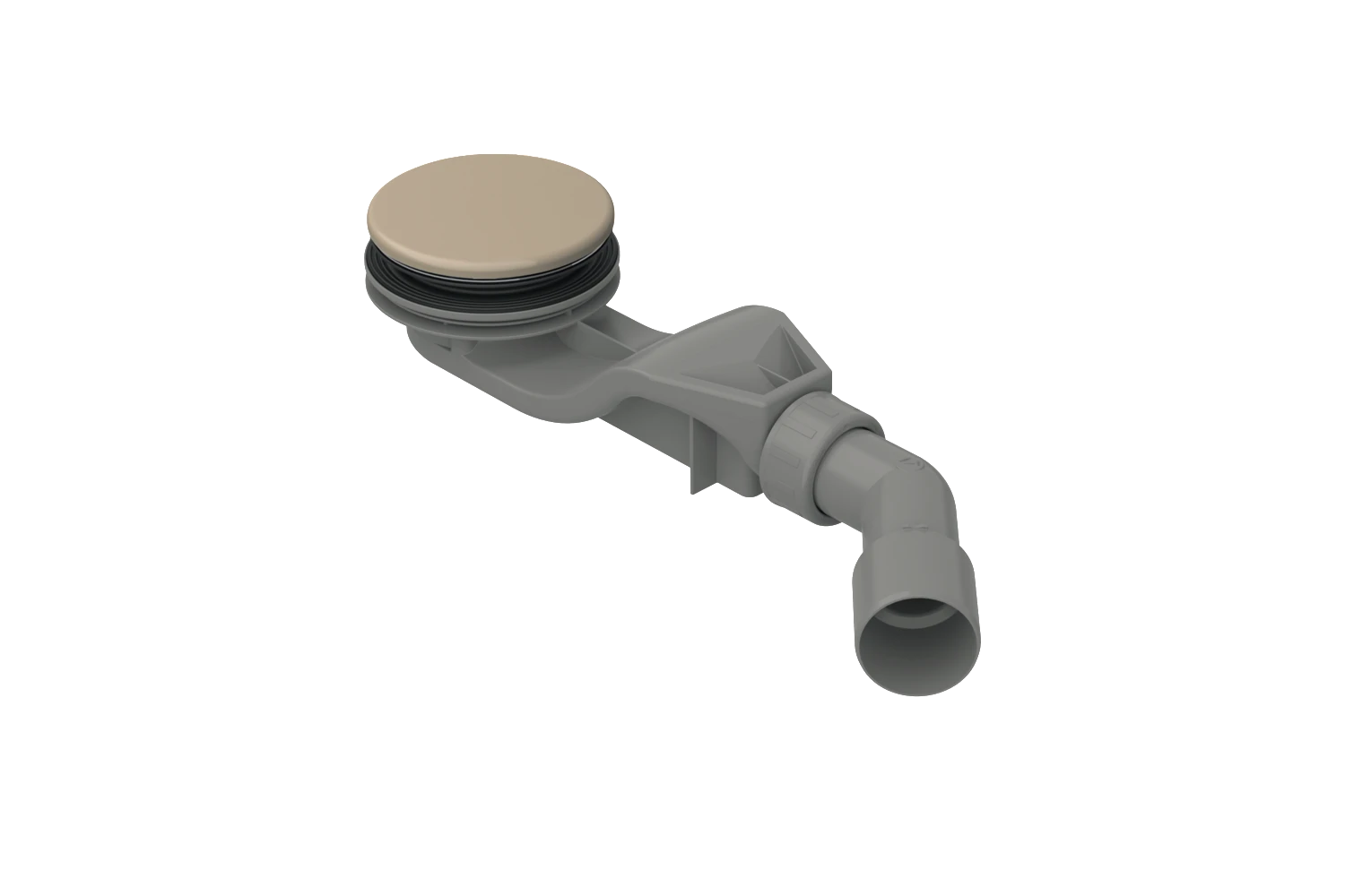 Bette Ablaufgarnitur für Duschwannen „BetteSolid“ 30 Modell B597 90 × 48 cm in Sand