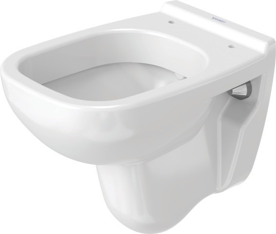 Set Wand-Tiefspül-WC Compact „D-Code“ 35 × 34 × 48 cm mit WC-Sitz „D-Code“ 35,9 × 44,2 × 5 cm mit SoftClosing Scharniere Kunststoff