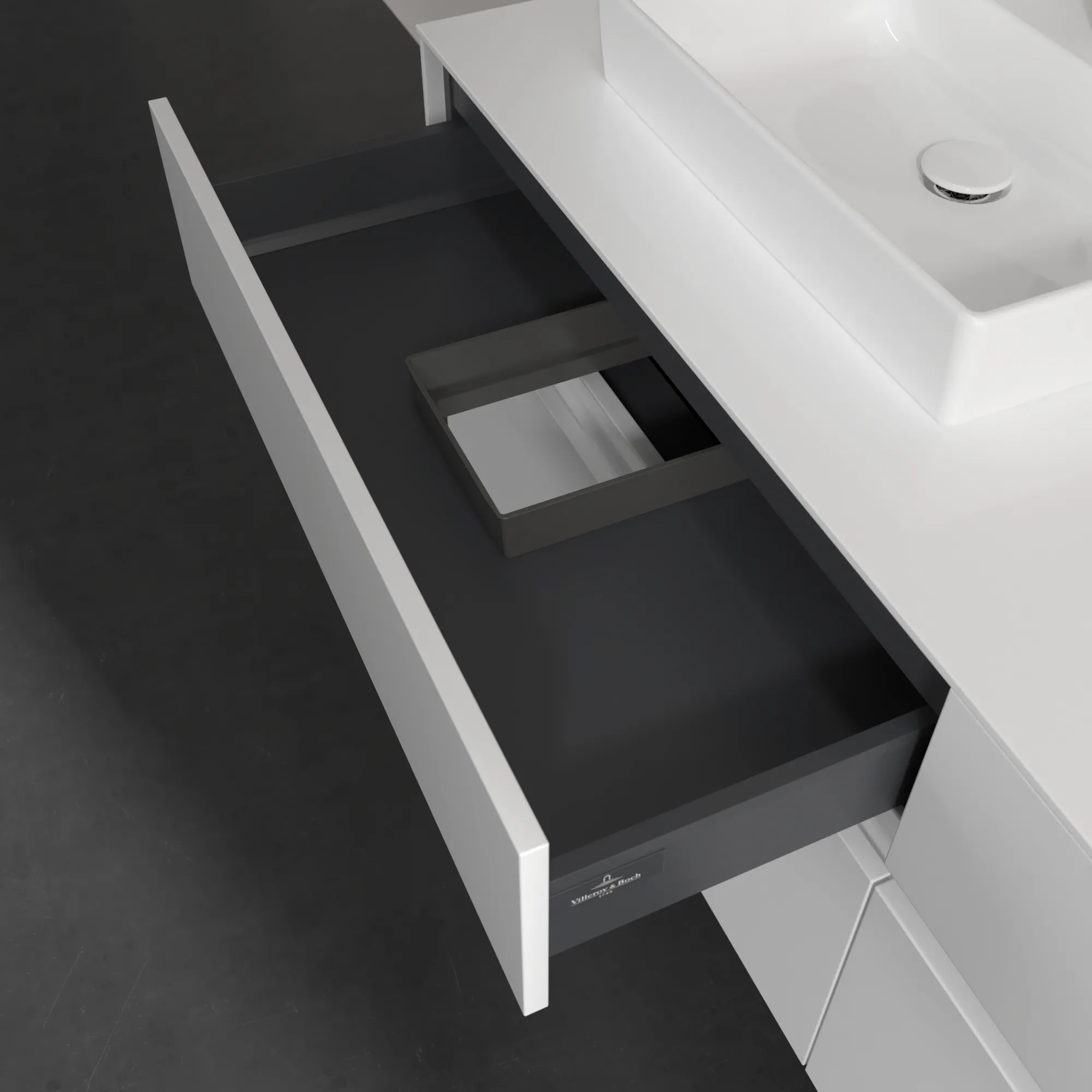 Villeroy & Boch Collaro Waschbeckenunterschrank C02100 1600x548x500mm Glossy White