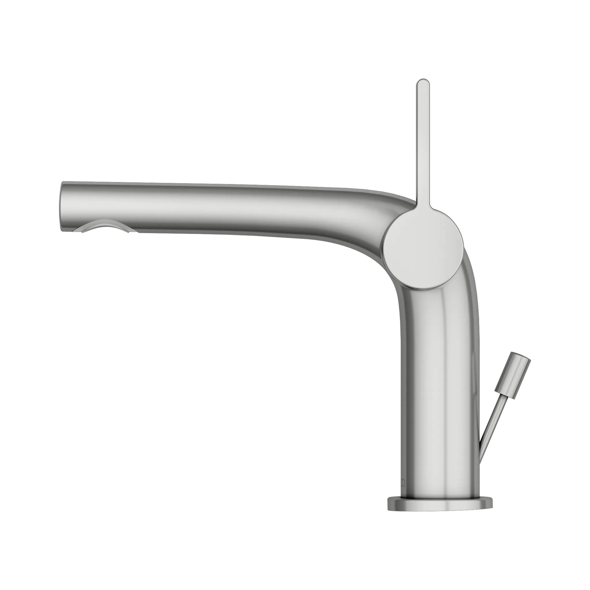 KEUCO EDITION 400 Einhebel-Waschtischmischer 120 mit Zugstangen-Ablaufgarnitur Edelstahl-finish KEUCO EDITION 400 Einhebel-Waschtischmischer 120 mit Zugstangen-Ablaufgarnitur Edelstahl-finish