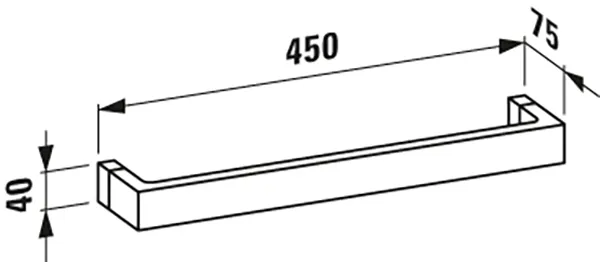 Laufen Handtuchhalter „Kartell“ in Smaragdgrün Laufen Handtuchhalter „Kartell“ in Smaragdgrün