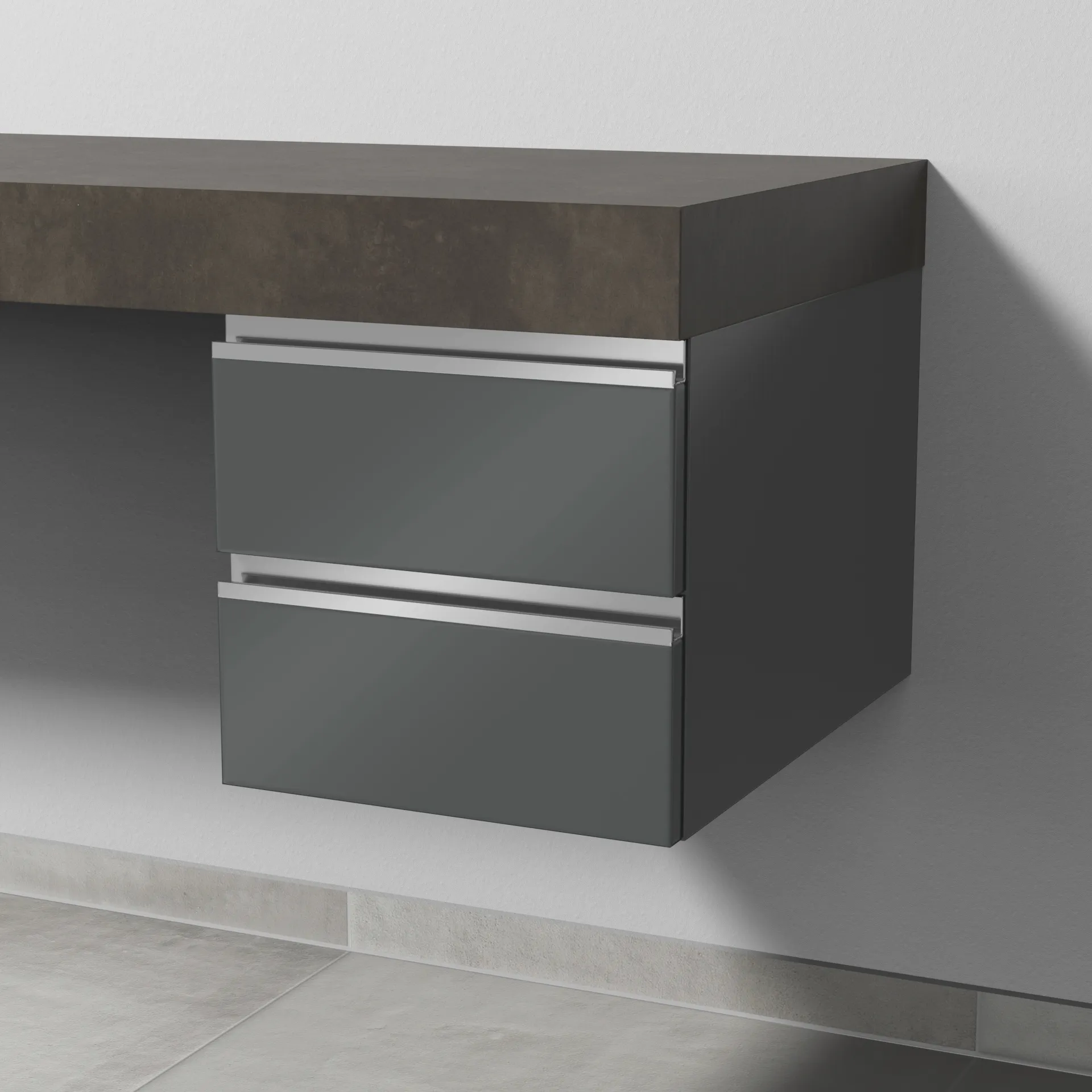 Sanipa Unterschrank „2morrow“ 350 × 340 × 520 mm in Anthrazit (glanz) Sanipa Unterschrank „2morrow“ 350 × 340 × 520 mm in Anthrazit (glanz)