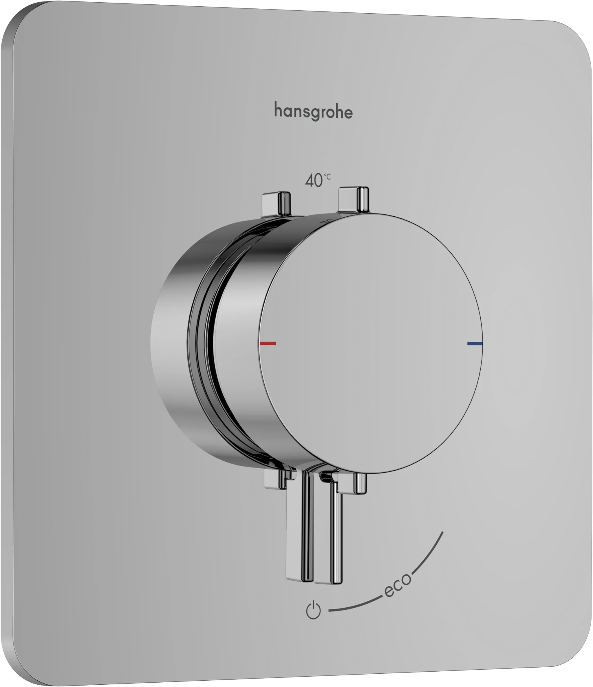 Hansgrohe Ecostat Comfort Q Thermostat Unterputz, Chrom, 1 Verbraucher, Temperatur- und Volumensteuerung, einfache Installation Hansgrohe Ecostat Comfort Q Thermostat Unterputz, Chrom, 1 Verbraucher, Temperatur- und Volumensteuerung, einfache Installation
