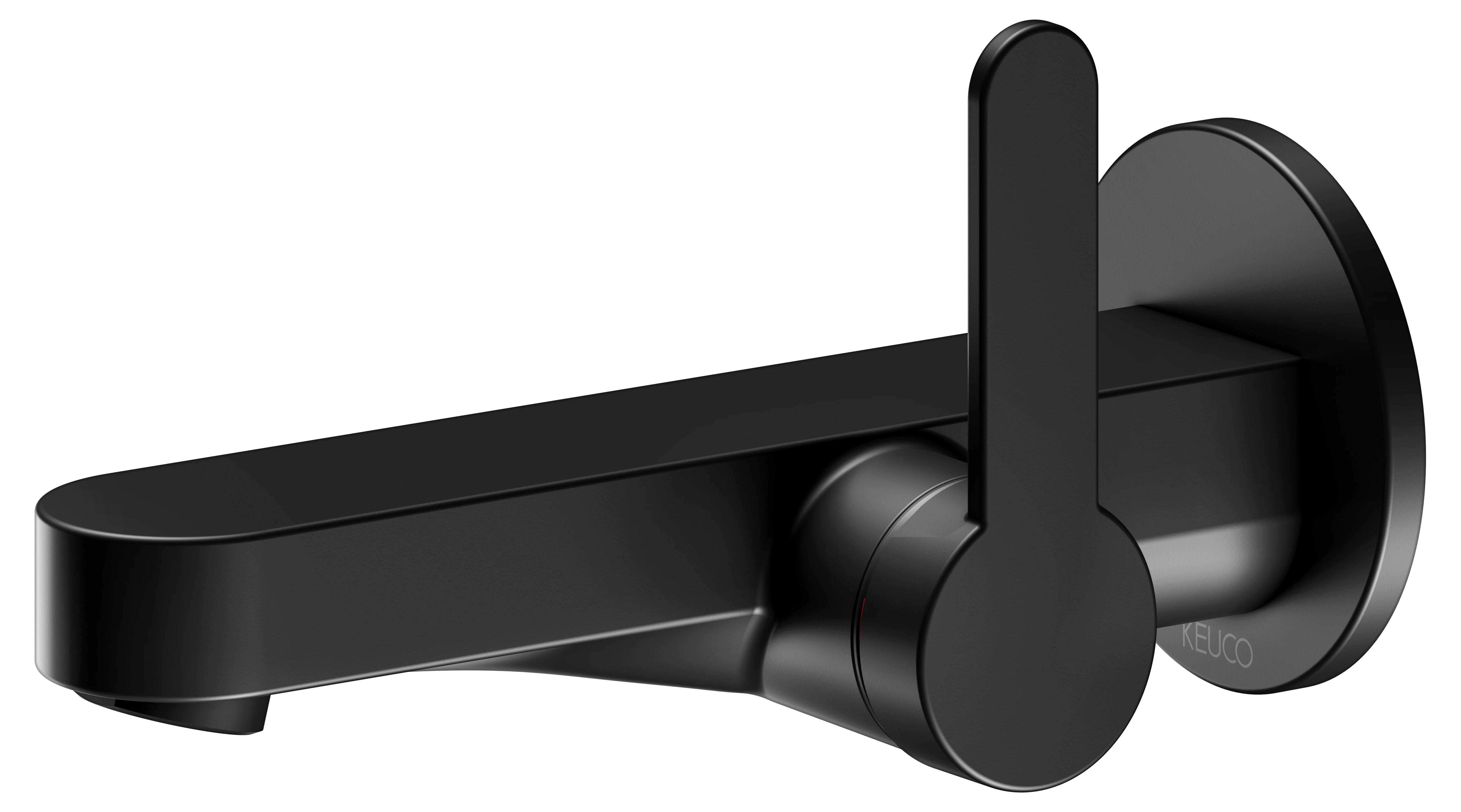 KEUCO IXMO Einhebel-Waschtischmischer Unterputz 1 Loch IXMO Flat schwarz matt