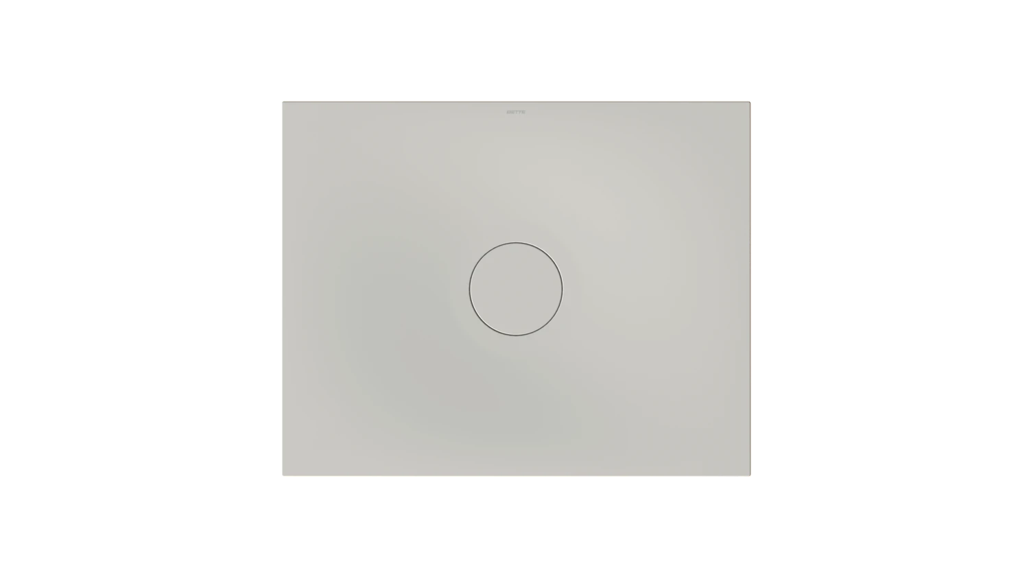 Bette rechteck Duschwanne „BetteAir“ 1000 × 800 mm mit BetteAntirutsch Pro, ohne Oberflächenveredelung, mit Minimum-Wannenträger, in Silver