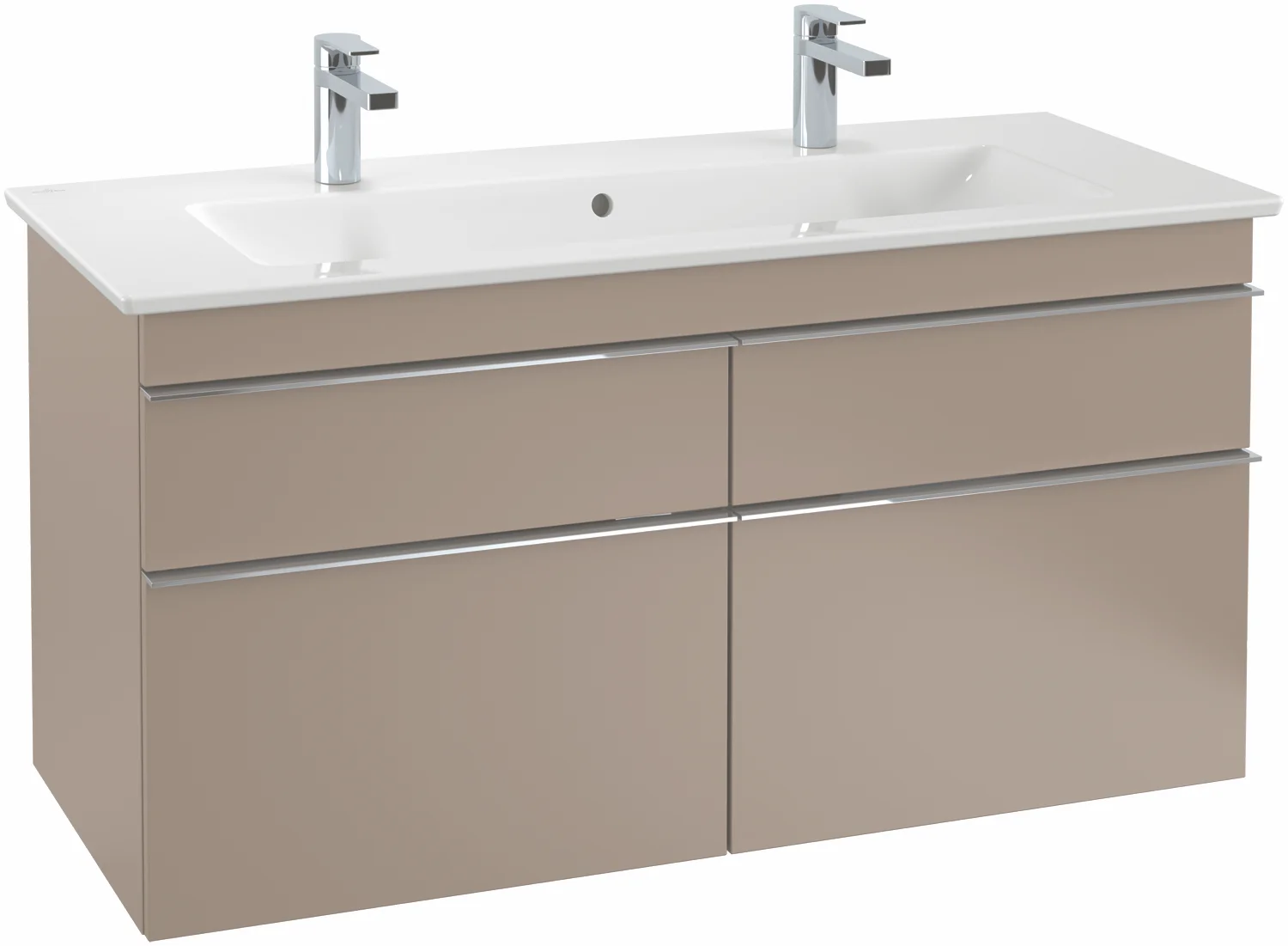 Villeroy & Boch Venticello Waschbeckenunterschrank A92901, 1153x590x502mm, Glossy White