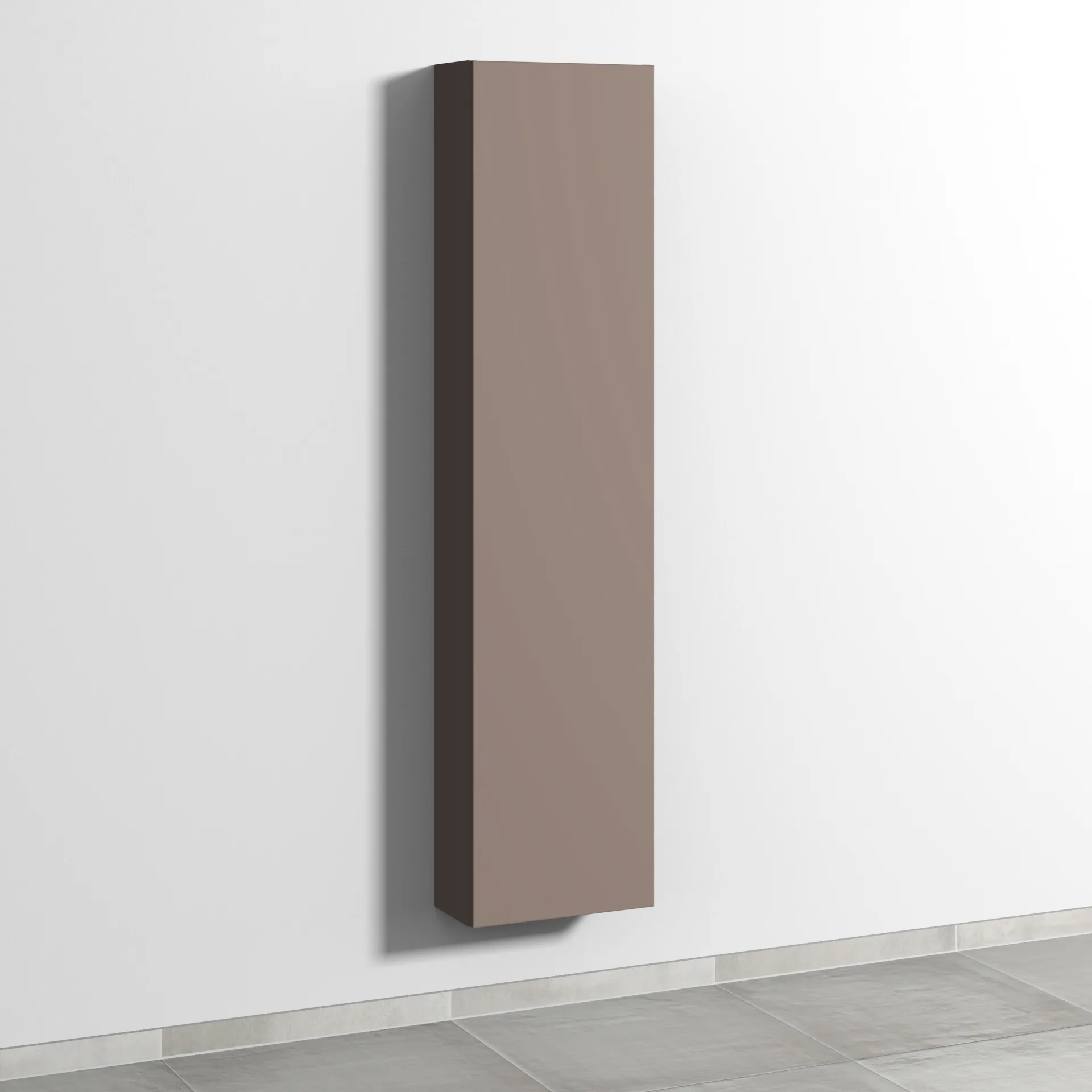 Sanipa Hochschrank „3way“ 400 × 1700 × 199 mm Anschlag rechts, in Taupe (matt), Anschlag rechts Sanipa Hochschrank „3way“ 400 × 1700 × 199 mm Anschlag rechts, in Taupe (matt), Anschlag rechts