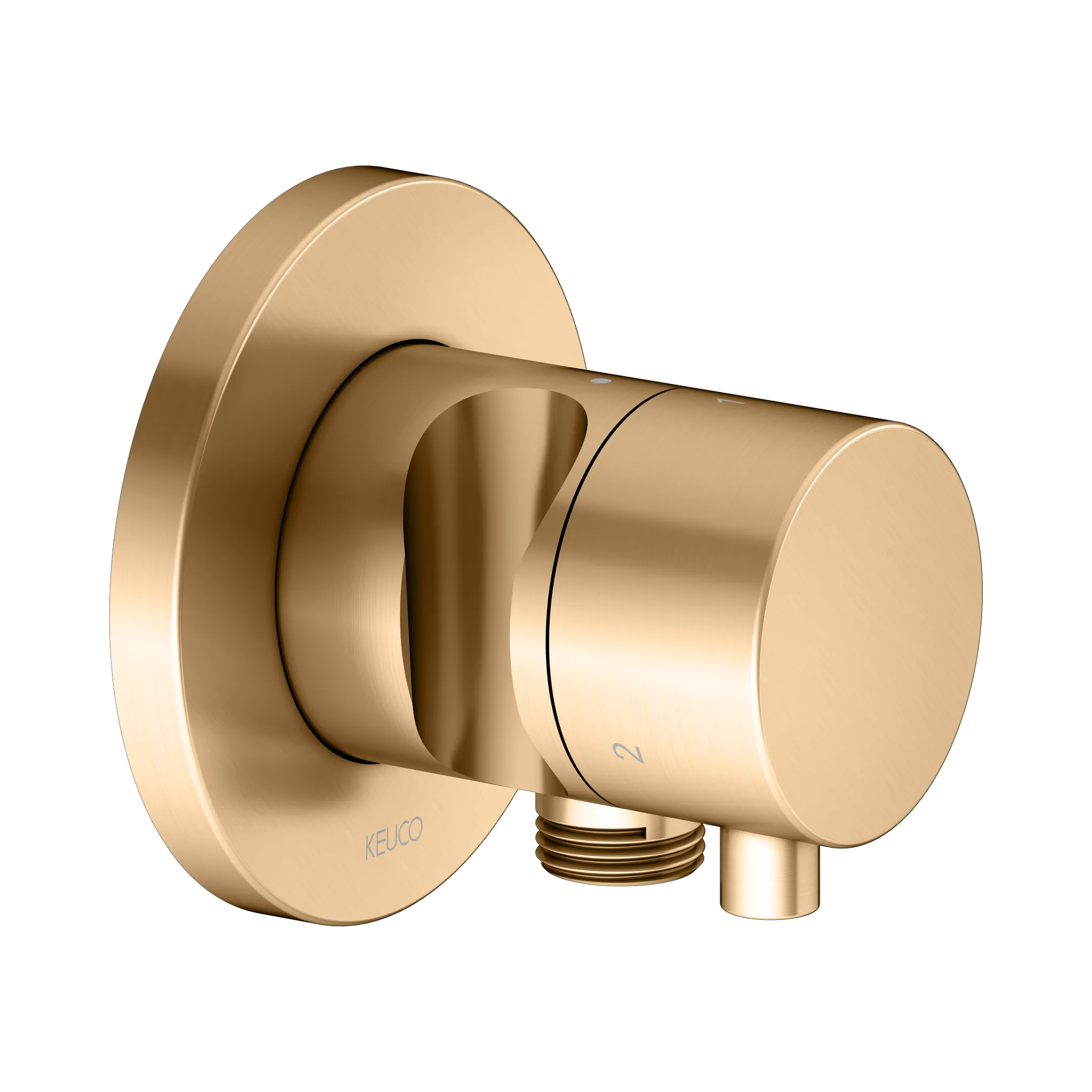 IXMO 3-Wege Umstellventil UP DN15 IXMO Comfort, rund Messing gebürstet IXMO 3-Wege Umstellventil UP DN15 IXMO Comfort, rund Messing gebürstet