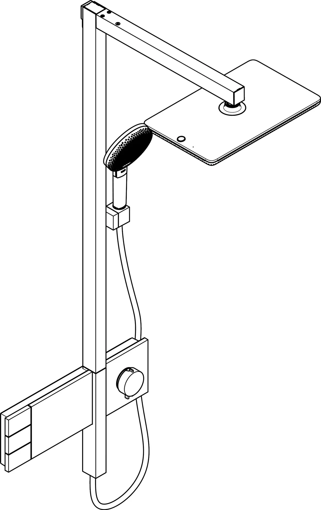 Hansgrohe Duschsystem „Raindance Alive Q“