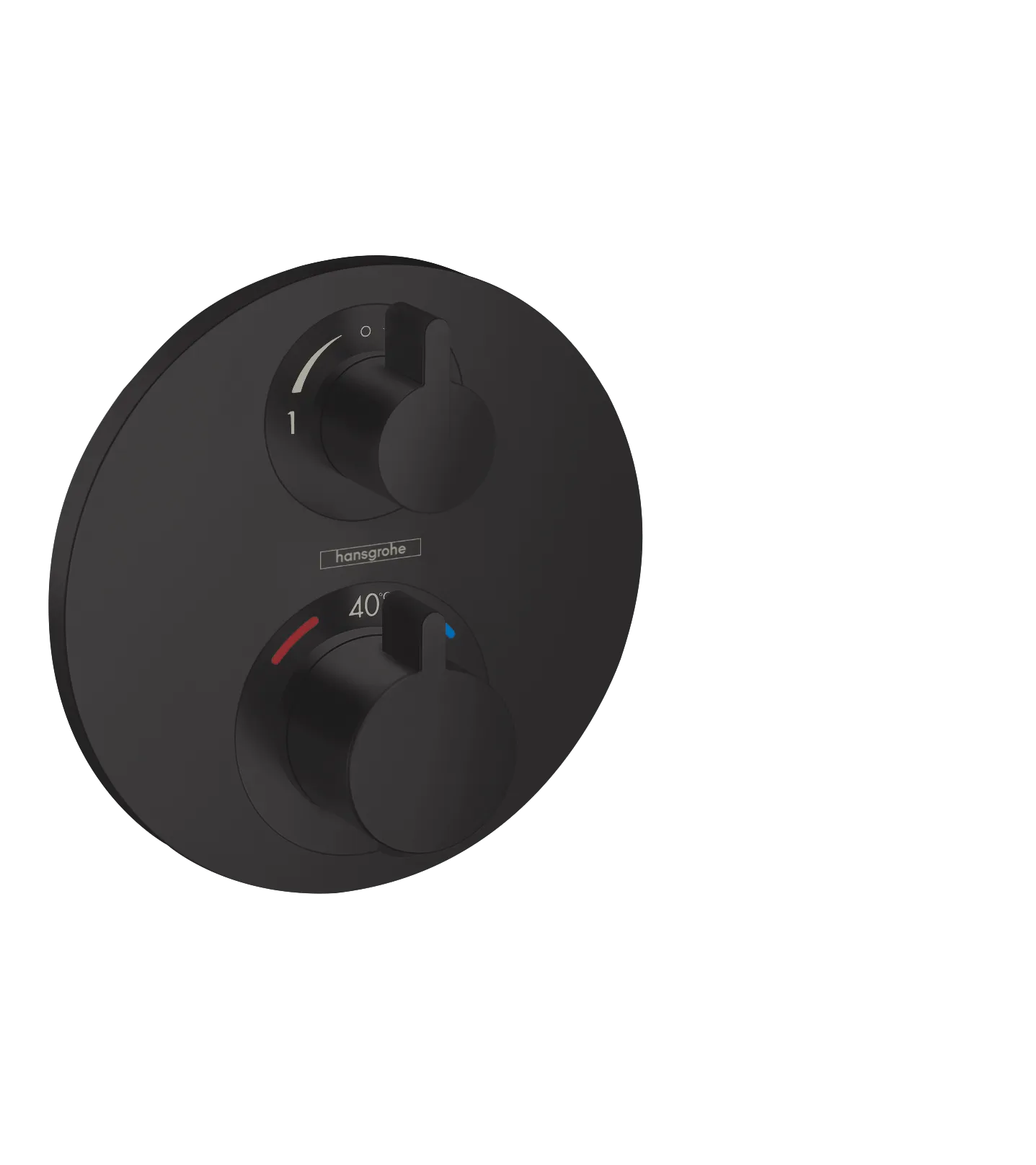 Thermostat Unterputz Ecostat S Fertigset 2 Verbraucher chrom Thermostat Unterputz Ecostat S Fertigset 2 Verbraucher chrom