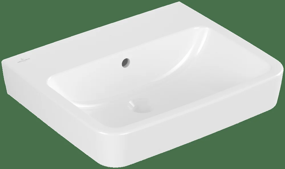Villeroy & Boch O.novo Waschbecken 4A41ML, 550 x 460 mm, Eckig, Weiß Alpin