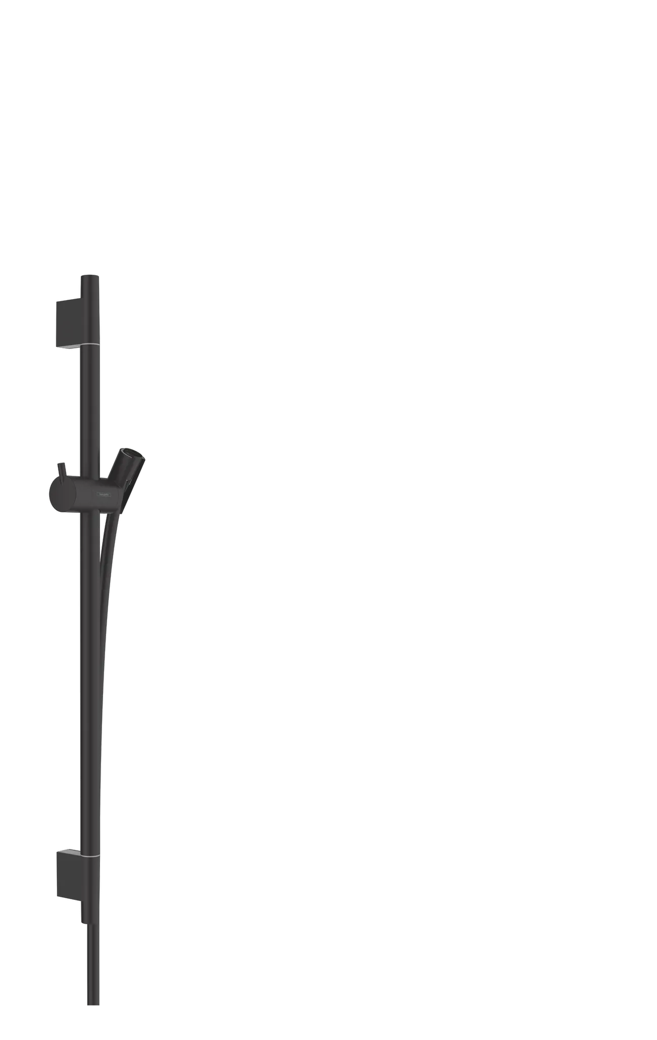 Hansgrohe Unica Brausestange S Puro 65 cm, mattschwarz, Gesamtlänge 718 mm, Bohrabstand 625 mm, Brauseschlauch 160 cm Hansgrohe Unica Brausestange S Puro 65 cm, mattschwarz, Gesamtlänge 718 mm, Bohrabstand 625 mm, Brauseschlauch 160 cm