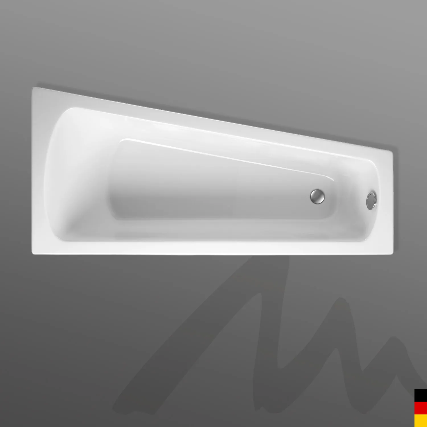 Mauersberger Acryl-Badewanne ascea 165⁄80 links, 1650x800x480, weiß Mauersberger Acryl-Badewanne ascea 165⁄80 links, 1650x800x480, weiß