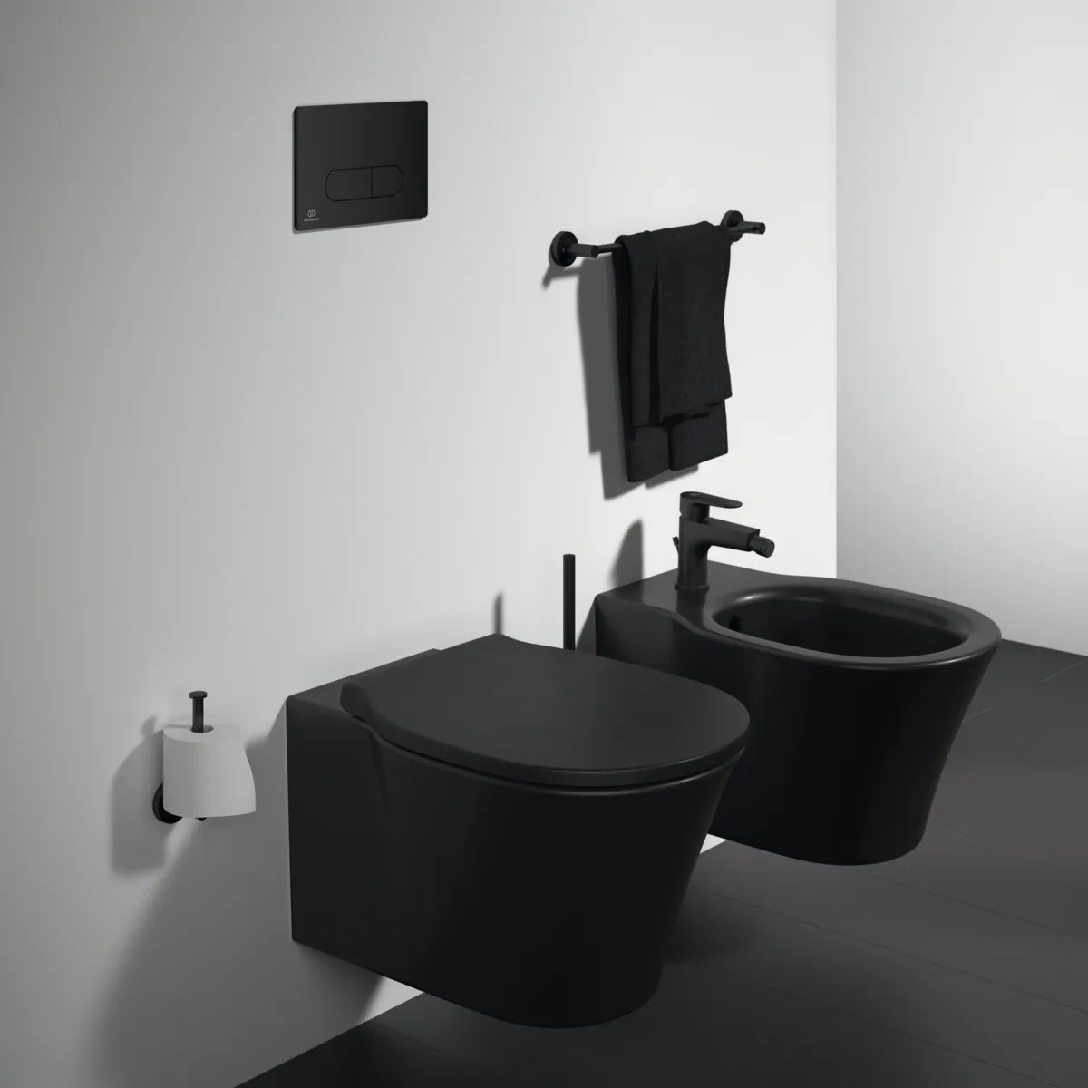 Ideal Standard WC-Sitz „ConnectAir“ in Schwarz Matt Ideal Standard WC-Sitz „ConnectAir“ in Schwarz Matt