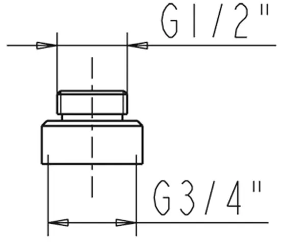 Ideal Standard Adapter für Aufputz-Armaturen, Antik Nickel, serienübergreifend
