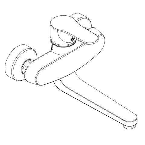 OBJEKTA SpültischEHM DN 15 Wandmontage Auslauf230mm chrom OBJEKTA SpültischEHM DN 15 Wandmontage Auslauf230mm chrom