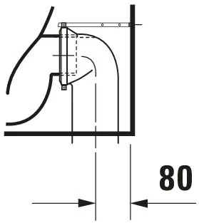 Stand-Tiefspül-WC „Starck 3“ 36 × 43 × 56 cm