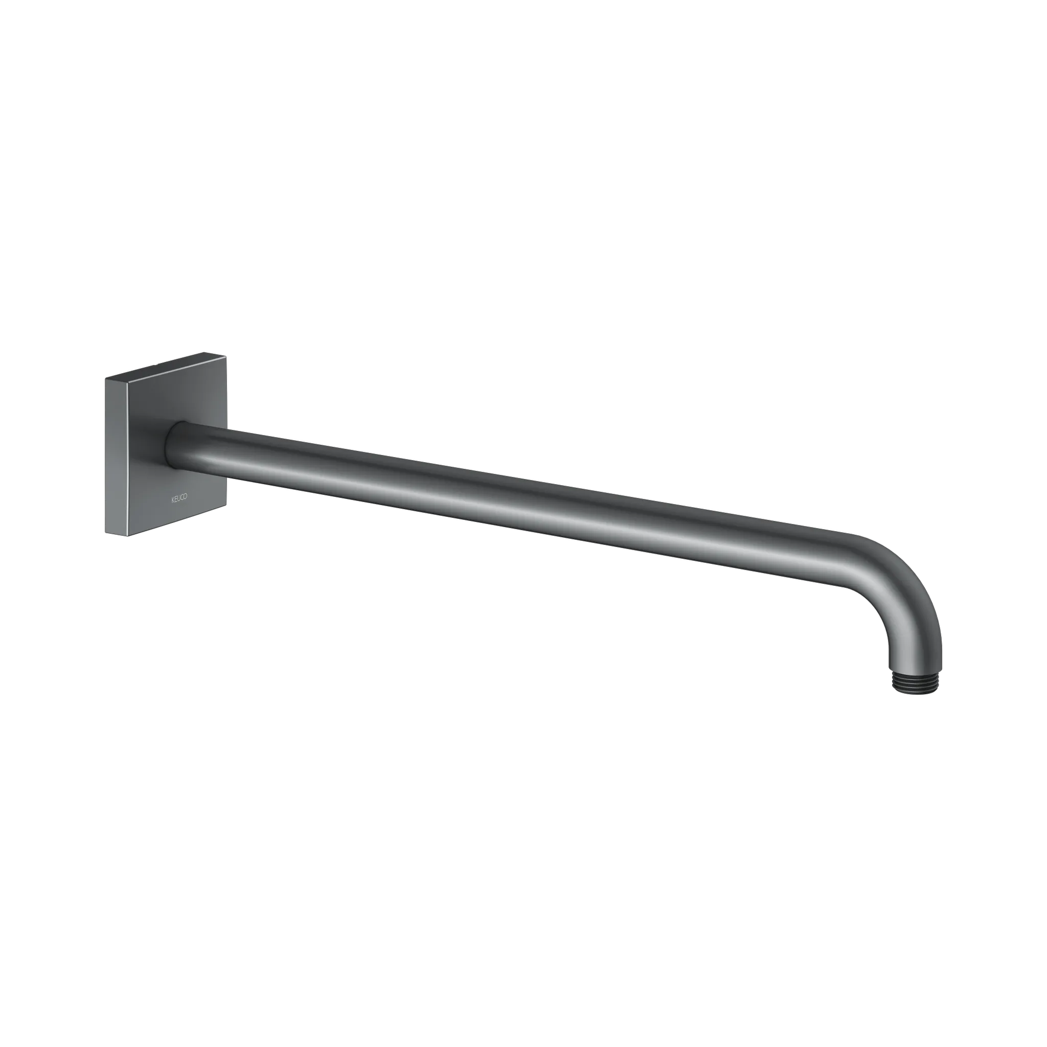 KEUCO Brausearm Wandmontage eckig Ausladung 450 mm Schwarzchrom gebürstet KEUCO Brausearm Wandmontage eckig Ausladung 450 mm Schwarzchrom gebürstet