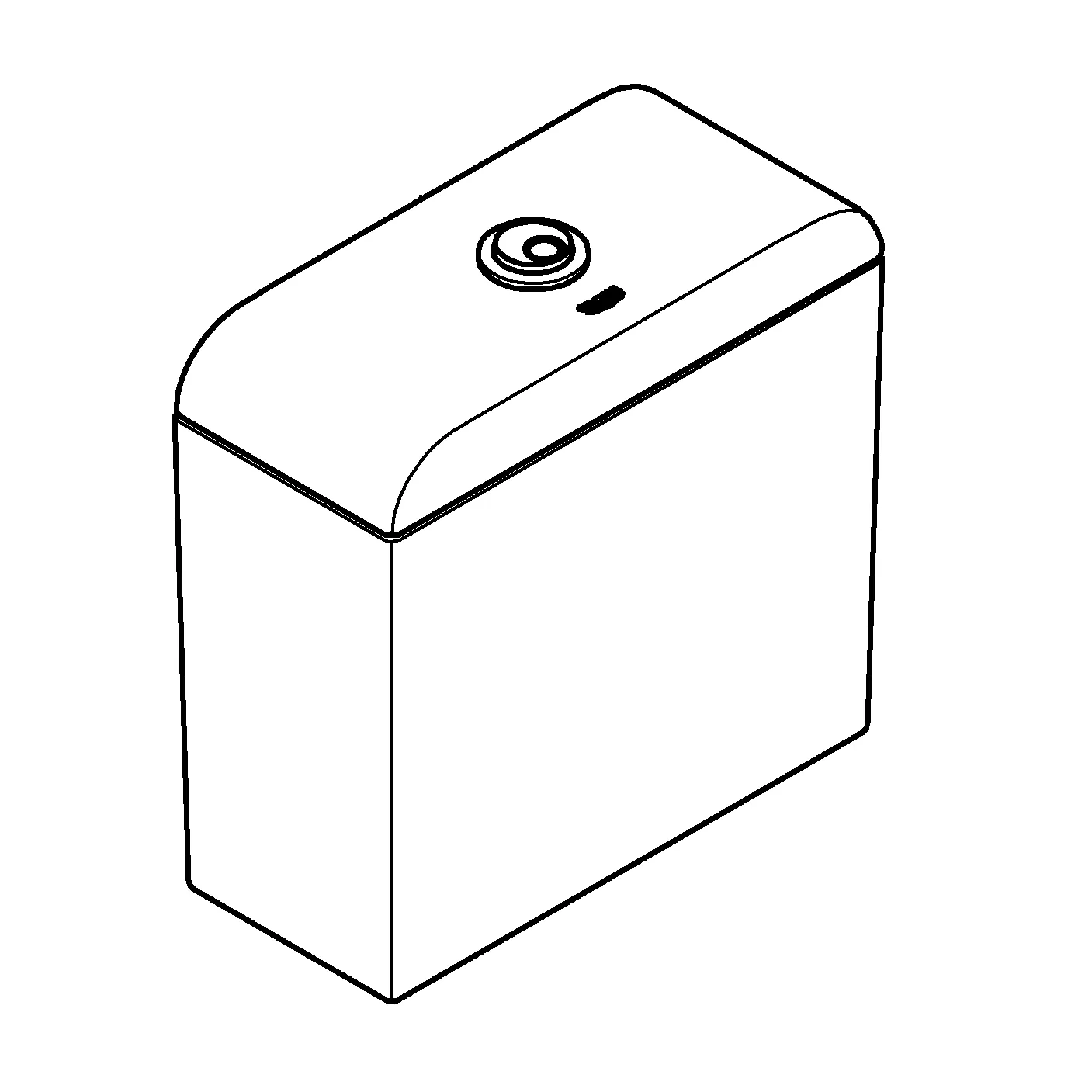 Grohe Aufputzspülkasten Euro Keramik 39332, Anschluss von unten, alpinweiß Grohe Aufputzspülkasten Euro Keramik 39332, Anschluss von unten, alpinweiß