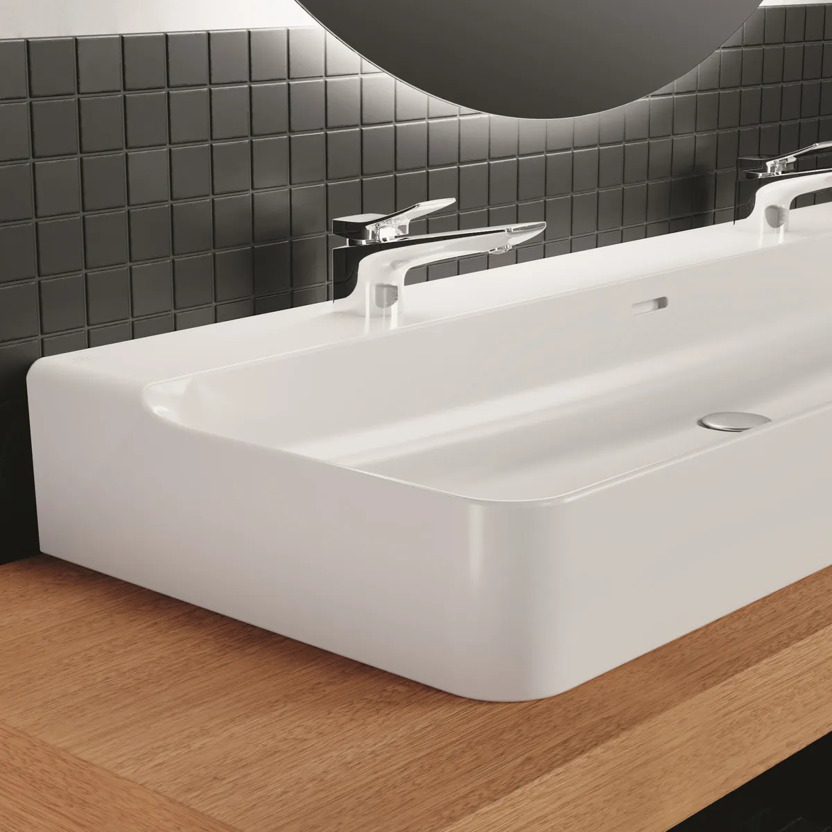 Konsole Conca, 1600x505x80mm, Weiß