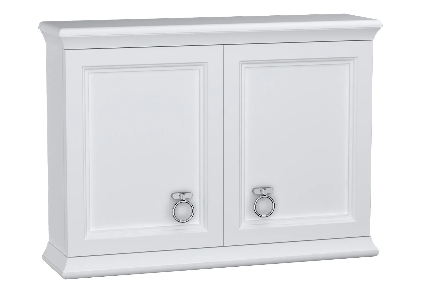 Valarte Oberschrank Breite 75 cm 2 Türen Weiß Matt Valarte Oberschrank Breite 75 cm 2 Türen Weiß Matt