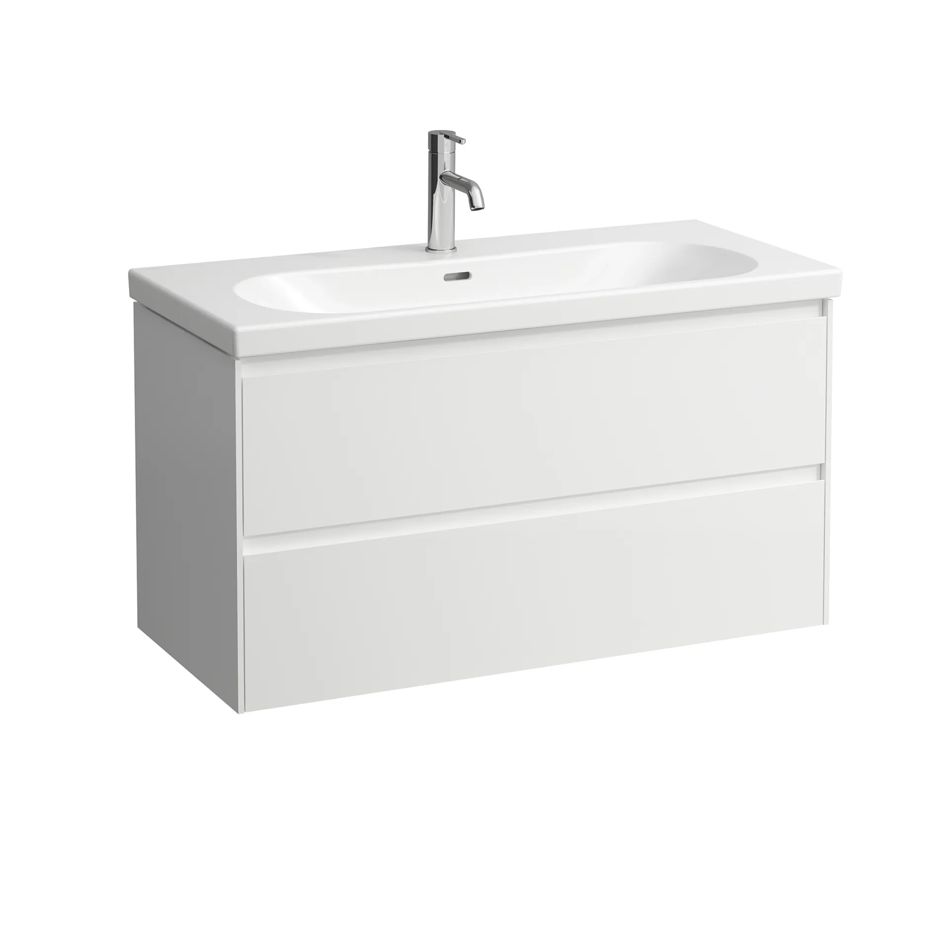 Laufen Waschtischunterbau LANI Specialcolor, 442 x 984 x 515 mm, 2 Schubladen, wandhängend Laufen Waschtischunterbau LANI Specialcolor, 442 x 984 x 515 mm, 2 Schubladen, wandhängend