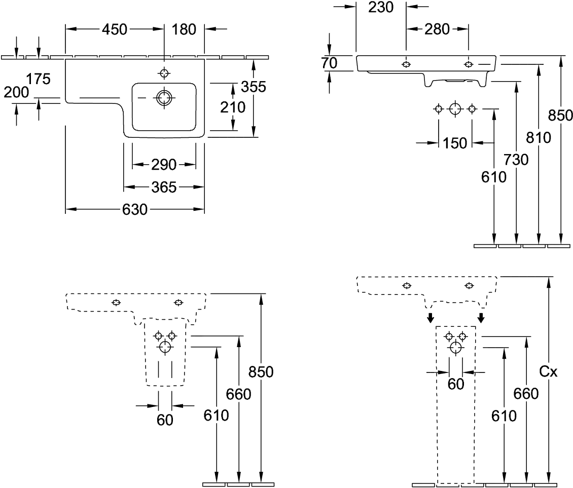 Halbsäule „Subway 2.0“ 19,4 × 30 × 24,5 cm Halbsäule „Subway 2.0“ 19,4 × 30 × 24,5 cm