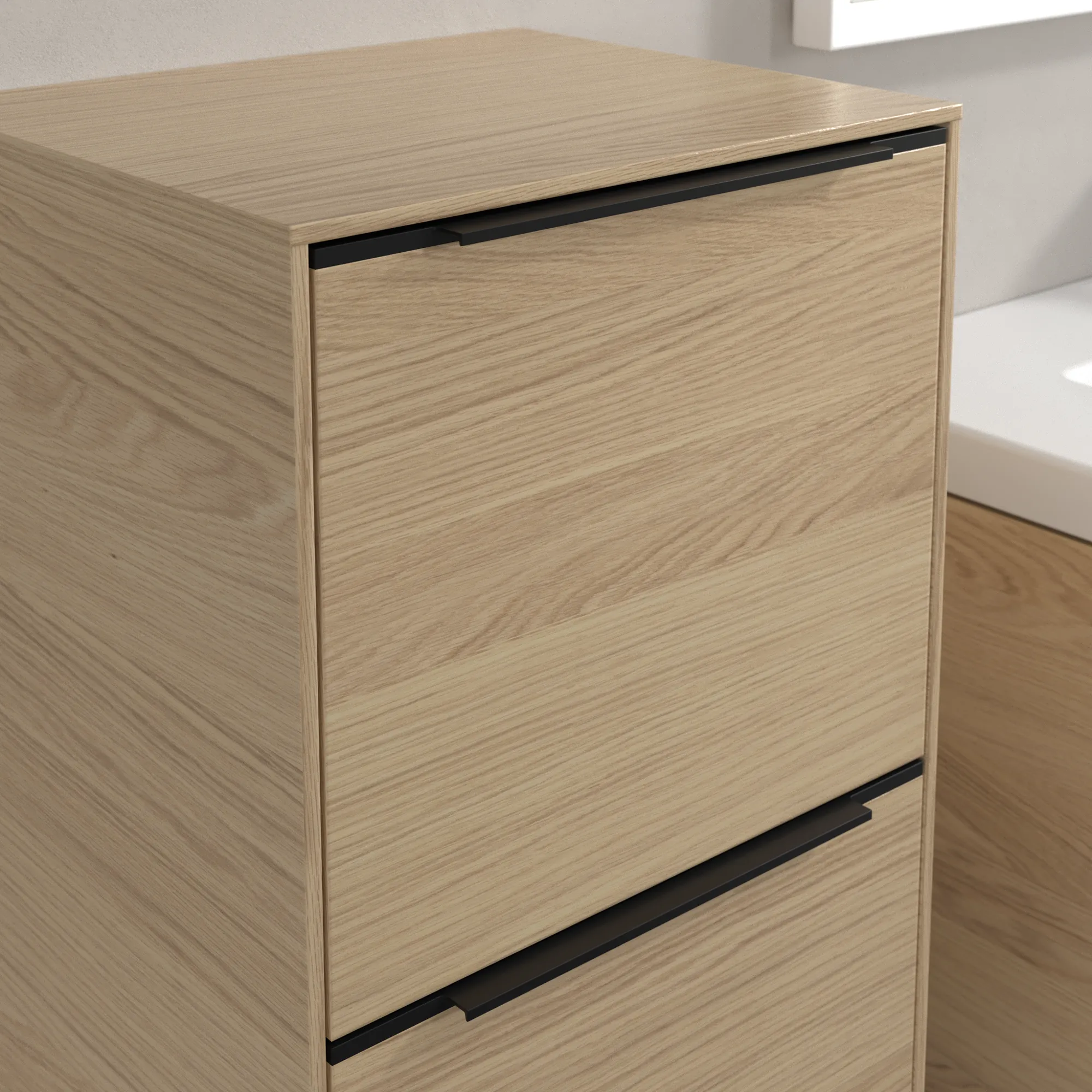 Villeroy & Boch Seitenschrank „Subway 3.0“ 40 × 86 × 36,2 × 36,2 cm 1 Auszug, 1 Tür, Anschlag (Scharnier) links, 1 Tür, Anschlag links Villeroy & Boch Seitenschrank „Subway 3.0“ 40 × 86 × 36,2 × 36,2 cm 1 Auszug, 1 Tür, Anschlag (Scharnier) links, 1 Tür, Anschlag links