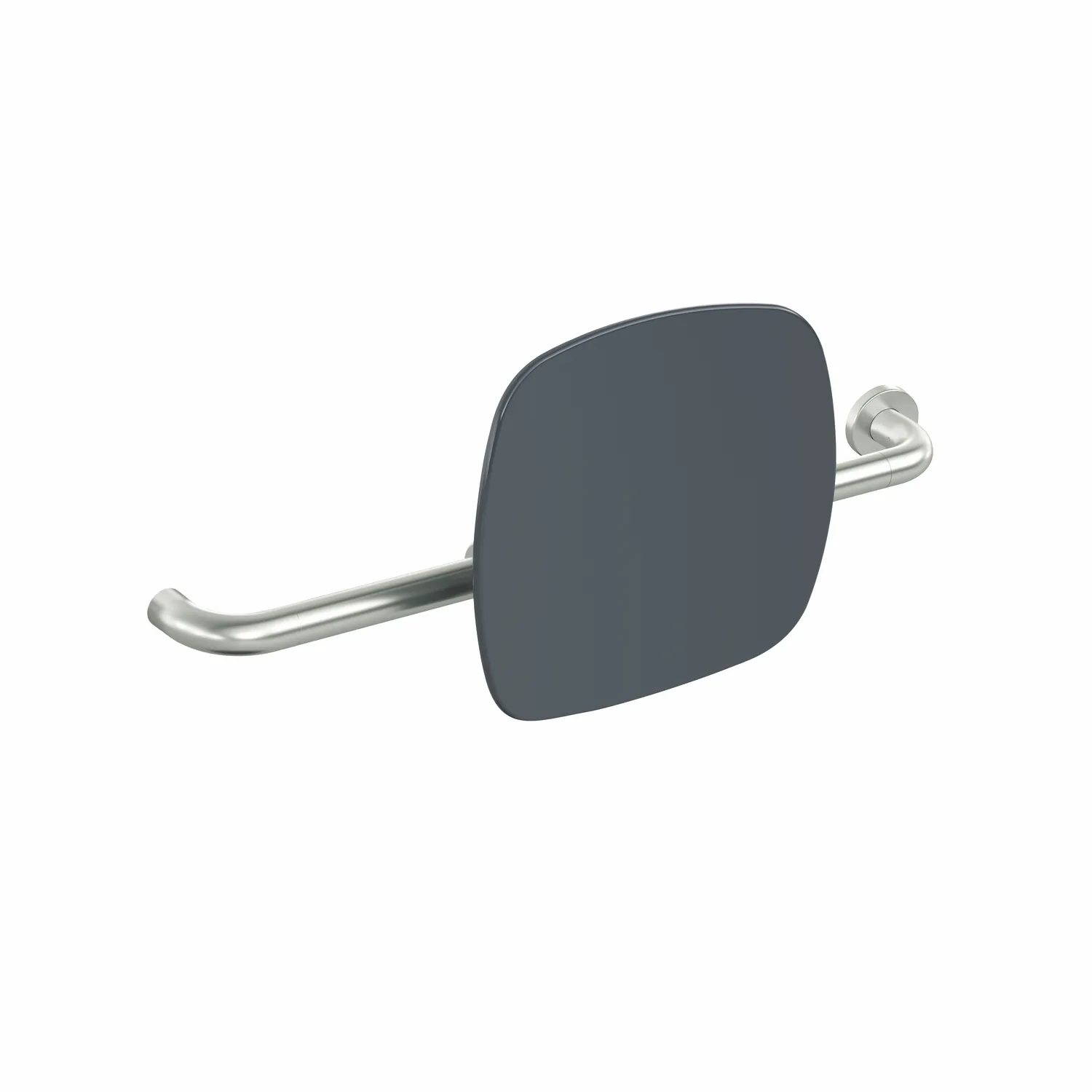 HEWI Rückenstütze 805 Classic Edelstahl matt, Serie 805, anthrazitgrau
