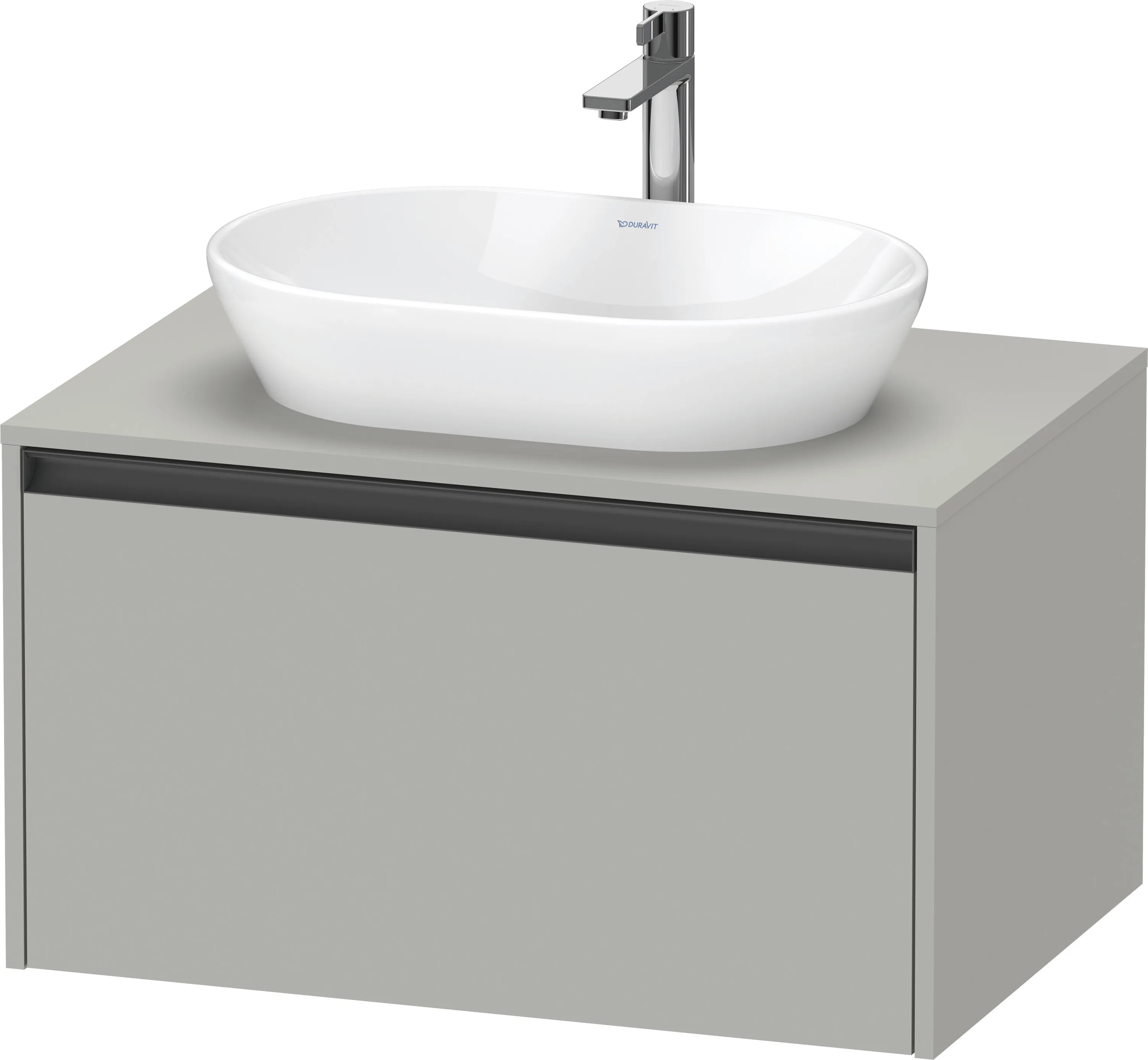 Duravit Waschtischunterschrank wandhängend „Ketho.2“ 80 × 45,9 × 55 cm in Betongrau Matt Duravit Waschtischunterschrank wandhängend „Ketho.2“ 80 × 45,9 × 55 cm in Betongrau Matt