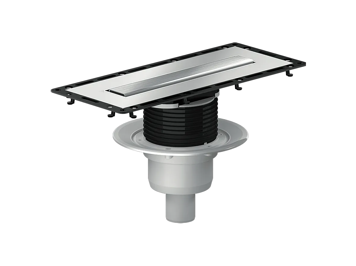 Duschrinne TistoLine senkr. Abdeck. Standard 300 mm, DN 50 Duschrinne TistoLine senkr. Abdeck. Standard 300 mm, DN 50