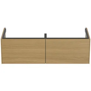 Ideal Standard Möbeldoppelwaschtischunterschrank Conca 1200x505x370mm Eiche hell