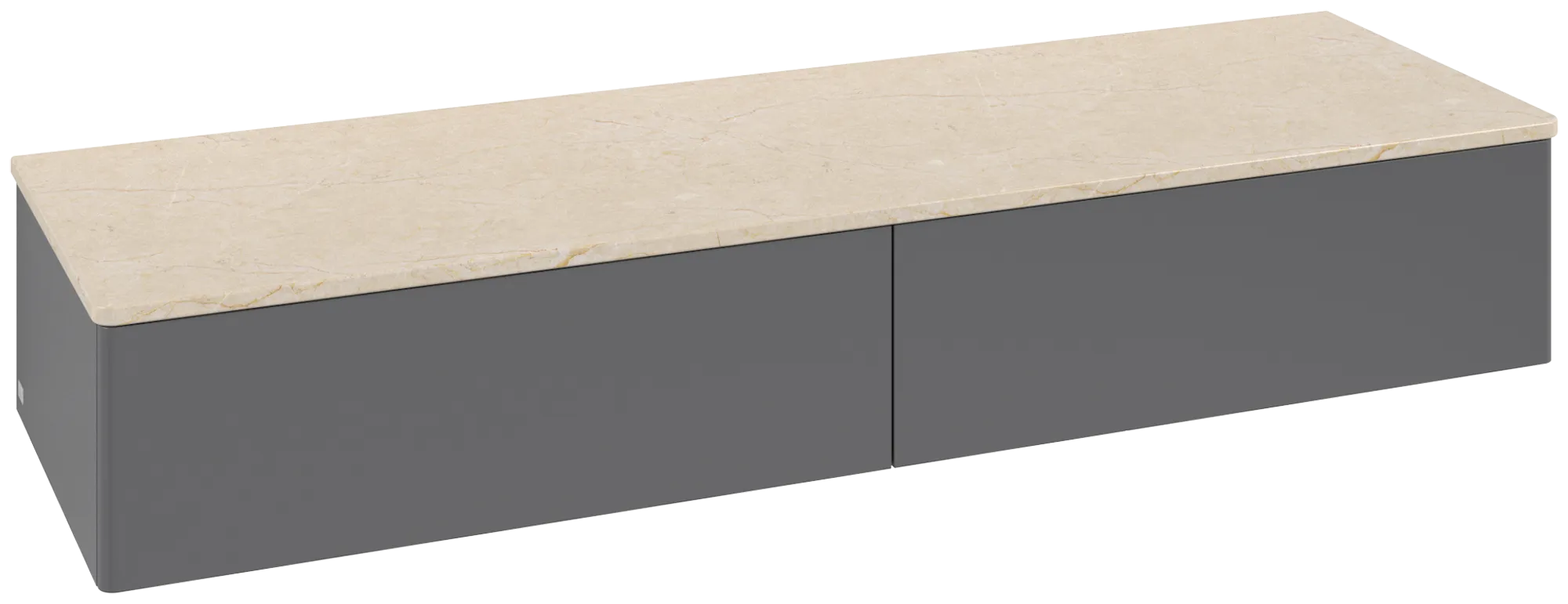 Villeroy & Boch Antao Sideboard K42 1600x268x500mm anthrazit matt / botticino