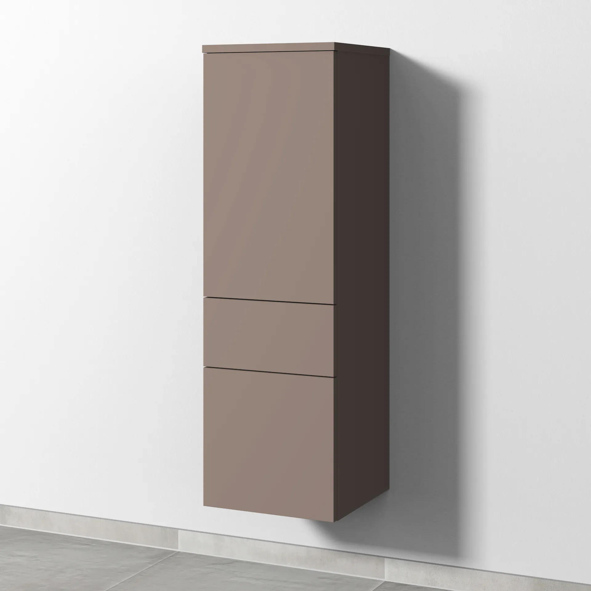 Sanipa Mittelschrank „2morrow“ 350 × 1105 × 350 mm in Taupe (matt)